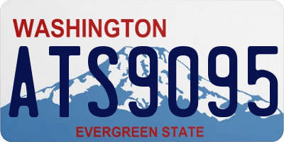 WA license plate ATS9095
