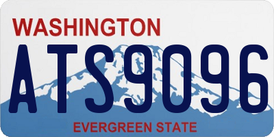 WA license plate ATS9096