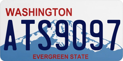 WA license plate ATS9097