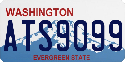 WA license plate ATS9099