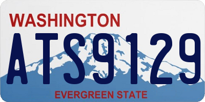 WA license plate ATS9129