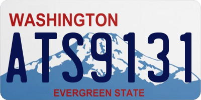 WA license plate ATS9131