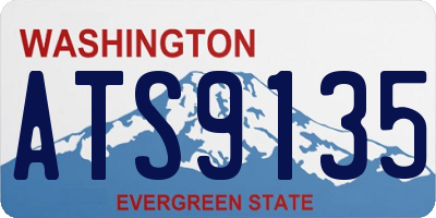 WA license plate ATS9135