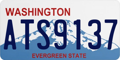 WA license plate ATS9137