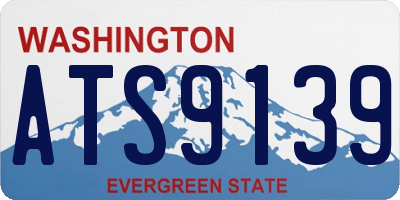 WA license plate ATS9139