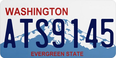 WA license plate ATS9145