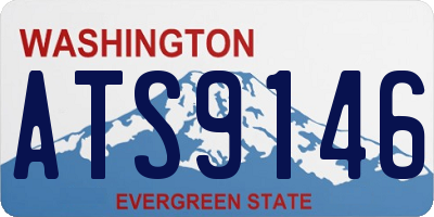 WA license plate ATS9146
