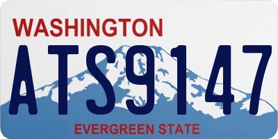 WA license plate ATS9147