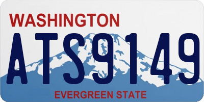 WA license plate ATS9149
