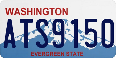 WA license plate ATS9150