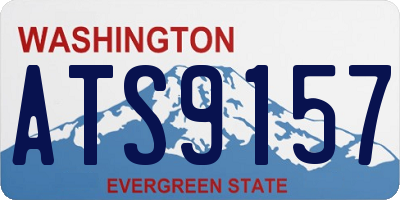 WA license plate ATS9157