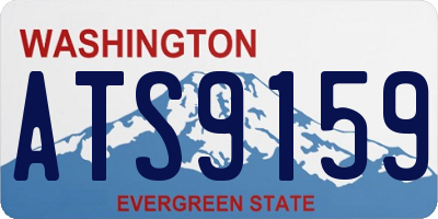 WA license plate ATS9159