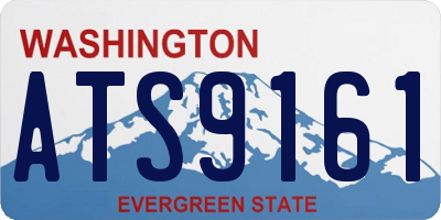 WA license plate ATS9161