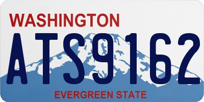 WA license plate ATS9162