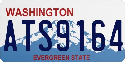 WA license plate ATS9164