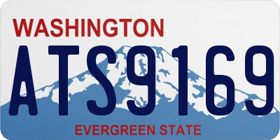WA license plate ATS9169