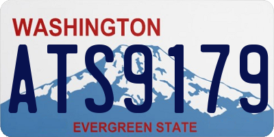 WA license plate ATS9179