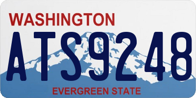 WA license plate ATS9248