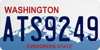 WA license plate ATS9249