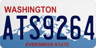 WA license plate ATS9264