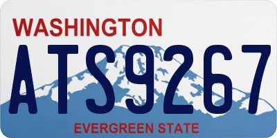 WA license plate ATS9267