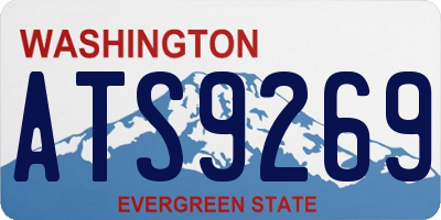WA license plate ATS9269