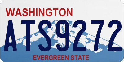 WA license plate ATS9272