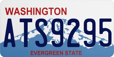 WA license plate ATS9295