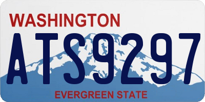 WA license plate ATS9297