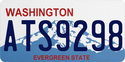 WA license plate ATS9298
