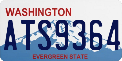 WA license plate ATS9364