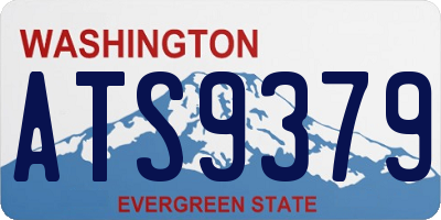 WA license plate ATS9379