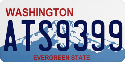 WA license plate ATS9399
