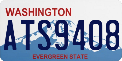 WA license plate ATS9408