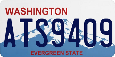 WA license plate ATS9409