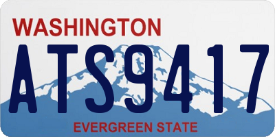 WA license plate ATS9417