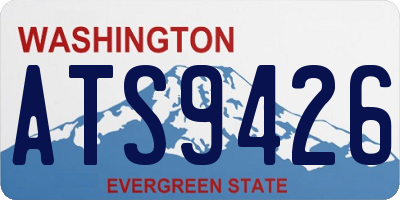 WA license plate ATS9426