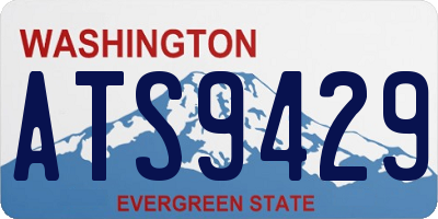 WA license plate ATS9429