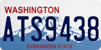 WA license plate ATS9438