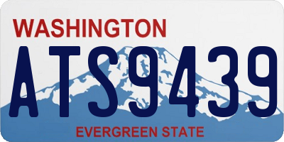 WA license plate ATS9439