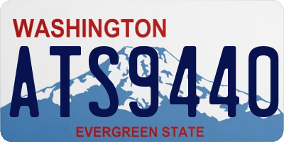 WA license plate ATS9440