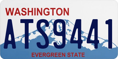 WA license plate ATS9441