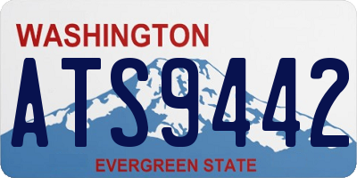 WA license plate ATS9442