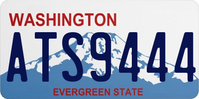 WA license plate ATS9444