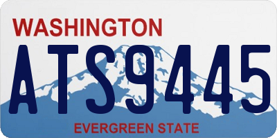 WA license plate ATS9445