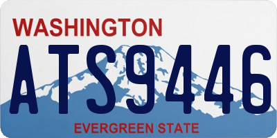 WA license plate ATS9446