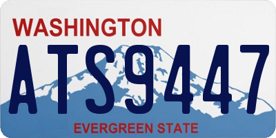 WA license plate ATS9447