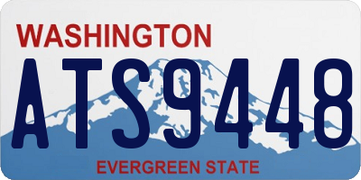 WA license plate ATS9448