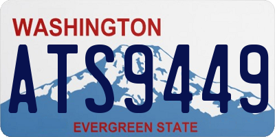 WA license plate ATS9449