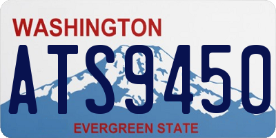 WA license plate ATS9450